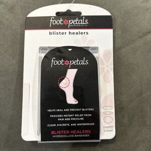 Foot Petals Blister Healers Hydrocolloid Bandages 3 Shapes